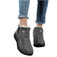 thumbnail image 2 of tumgatte Chaussures Décontractées pour Femmes Imprimé Chaud Fermeture Éclair Bottes de Neige Promotions, 2 of 3