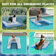 thumbnail image 4 of Blue Dog Boat Ramp – Floating Water Access for Pools, Lakes & Docks - 300lb Capacity, EVA Non-Slip, Portable with Storage Bag & Pump, 4 of 7
