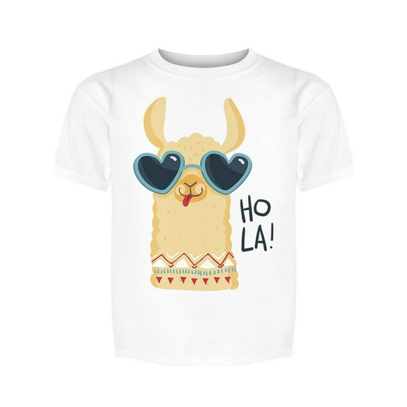 Hola Llama Tee Girl's -Image by Shutterstock