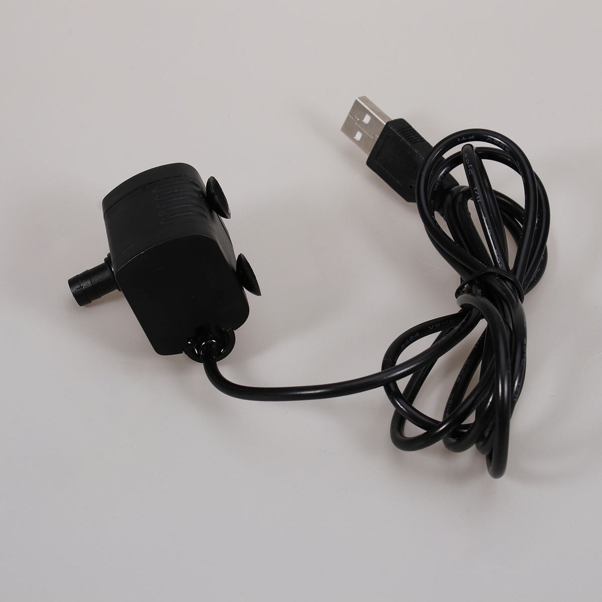 BESTYASH USB Powered Submersible Small Water Fountain Pump Black Aeration Pump for Garden Fountain and Aquarium 1 Set
