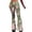 Green, variant on Yoga Pants Women High Waisted Bell Bottom Trousers Tight Fitting Dance Wide Leg Pants Flare Athletic Bottoms for Fitness and Studio