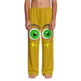 thumbnail image 4 of ATOGUTA Boy Lounge Sweat Pants Funny Graphic Sweatpants Athletic Sports Pants for Kids Size 4T-14, Yellow, 4 of 5