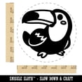 thumbnail image 2 of Kawaii Cute Toco Toucan Bird Self-Inking Rubber Stamp Ink Stamper - Blue Ink - Large 1-1/2 Inch, 2 of 7