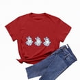 thumbnail image 4 of Godom Womens Halloween Graphic Tee Shirts Short Sleeve Tops Oversized Tshirts Trendy Casual Loose Blouse, 4 of 6