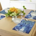 thumbnail image 4 of Ambesonne Flower Place Mats Set of 4, Natural Orchids, Standard Size, Blue, 4 of 6