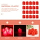 thumbnail image 5 of Luces de velas LED de 20 pcs Luces de velas decorativas de velas sin envejecimiento, 5 of 5