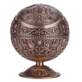 thumbnail image 2 of Cenicero de Bola Redonda Vintage de Metal con Patrón Estampado y Tallado Delicado Regalo Ideal para Decoración del Hogar ANGGREK Otros, 2 of 8