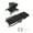 Black + Black, variant on Mechanic Creeper 36 Inches 2 Modes Z Seat 330 lbs Capacity, Foldable Garage Chair Adjustable Rolling Folding with 6 pcs Wheels Roller, Lay Down or Sit