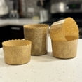 thumbnail image 2 of Paper Muffin Cupcake Molds 25-Pack, Brown/Gold Pattern, 2.75-Inches W x 2-Inches H, 2 of 3