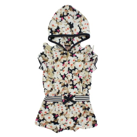 

Pre-owned Juicy Couture Girls White | Brown | Pink Romper size: 3-6 Months