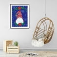 thumbnail image 4 of Cuadros Decorativos 5D DIY diamante pintura gnomo rojo completo redondo taladro mosaico imagen Kit pared arte Tmvgtek embutido en tela, 4 of 9