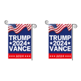 thumbnail image 1 of Trump Vance 2024 Jardín Doble Cara Color Vivo Banderas () Azul, 1 of 4