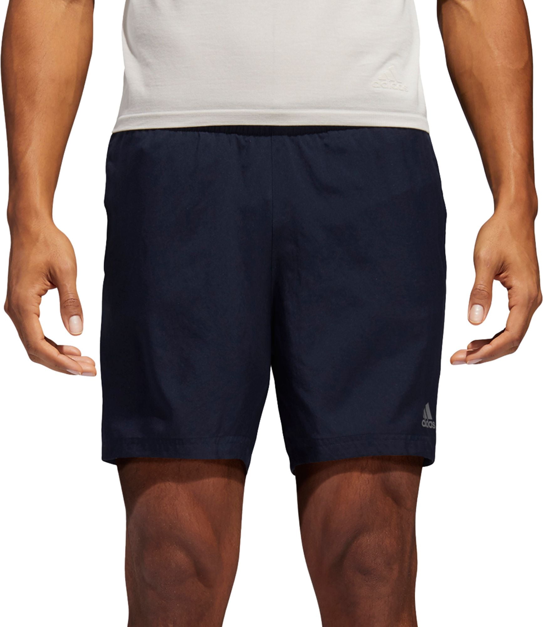 adidas lined running shorts