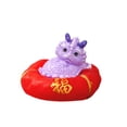 thumbnail image 2 of Dujiujun Mini Dragon Ornament Bright Colors Cute Dragon Figurine Resin Ornament for Home New Year Decorations, 2 of 8
