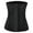 Black, variant on Waist Trainer for Women Latex Underbust Waist Corsets Hourglass Body Shaper 3 Hooks, Apricot, S