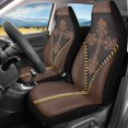 thumbnail image 2 of XYZCANDO Leather Zipper Design Car Seat Covers for Woman Thin Car Front Seat Covers Comfort Soft, for Vehicle SUV Auto, 2 of 10