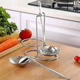 thumbnail image 2 of Soporte vertical para cucharones dobles de acero inoxidable 304, soporte para utensilios de cocina, 2 of 5