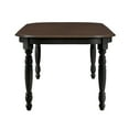 thumbnail image 4 of Weston Home Ohana Antique Two-Tone Extending Dining Table, Antique Black, 4 of 9