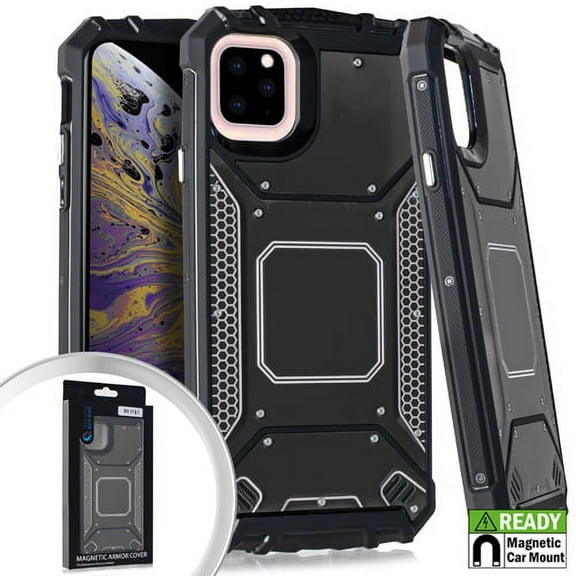 GSA Metal Jacket Hybrid Case For Apple iPhone 11 (6.1") - Black