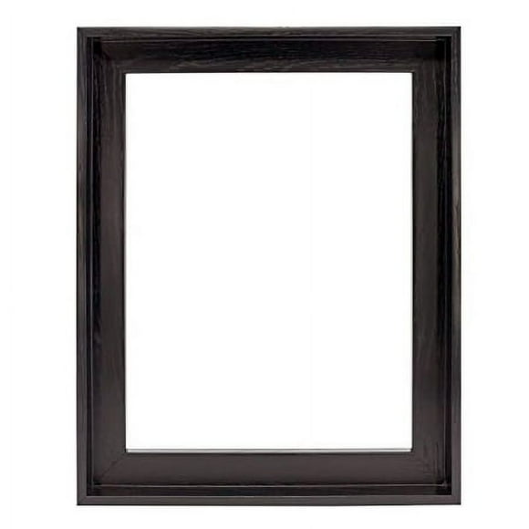 Wall Art Floater Frame for 1.25" Thick Canvas 25+ Size and 4 Colors Floating Frame for Canvas Artist Panel Oil Painting Wall Art D?or Hanging Hardware Included (Black Frame, 12"x16")