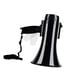 thumbnail image 5 of Megaphone negro mango plegable de mango plegable amplificador portátil portátil para entrenadores animadores de animadores béisbol, 5 of 9