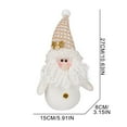 thumbnail image 2 of Toys Clearance 2023! CWCWFHZH Santa Claus Snowman Doll Christmas Ornament Cute Christmas Decoration Gift Plush Toys, 2 of 2