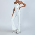 thumbnail image 3 of Women's High Waisted Activewear Jumpsuit - Stretchy Gym/Running/Yoga Romper for Athletic & Casual Wear, 3 of 8
