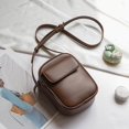 thumbnail image 5 of Bolso vertical para teléfono móvil de Pu Bolso pequeño diagonal simple de moda Bolso pequeño de cuero suave, 5 of 5