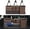 Brown, variant on Trunk Hanging Organizer, Backseat Bag, Car Interior Accessories with 4 Pockets & 2 Mesh Pouches for Groceries, Will Provide More Storage Trunk Space for SUV, Jeep, MPVs