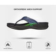 thumbnail image 5 of AEROTHOTIC Arch Supportive Strappy Orthotic Comfortable Flip Flops Cushion Soft Toe Post Non-Slip Summer Casual Travel Walking Thong Sandals Women Beach Essentials, 5 of 6