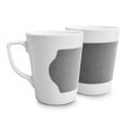 thumbnail image 1 of Velour - Grey Band Porcelain Mug with Handle, 1 of 1