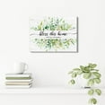 thumbnail image 5 of Family Wall Art Bless This Home Wall Decor Farmhouse Religious Canvas Prints Paintings Inspirational Sayings Poster Rustic Blessed Signs Artwork for Living Room Bedroom Kitchen Home Decorations 12x16", 5 of 5
