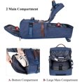 thumbnail image 6 of WITZMAN Large Travel Backpack for Men Canvas Rucksack Carry on Luggage Duffel Bag (A2021 Update Blue), 6 of 10