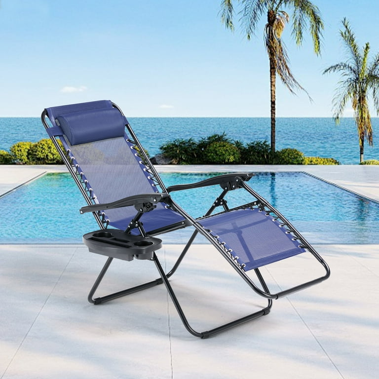 Teal Anti Gravity Beach Chair KEPLIN Set Of Teal Heavy Duty