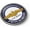 Metal Bezel - Style 1, variant on [Officially Licensed Product] - U.S. Navy Submarine Force Proud Mom with Dolphins Insignia 3D Domed CAR Emblem Badge Sticker Round - 8 VAR.