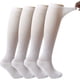thumbnail image 1 of 4 Pack Mens Extra Wide Non-binding Diabetic And Circulatory Bamboo Over The Knee Socks With Cushioned Sole, 1 of 5