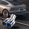 thumbnail image 5 of Stainless Steel Exhaust Tailpipe Cover - Enhances Vehicle Appearance, Adds Sporty Style, Easy Installation, Durable and Rust-Resistant for Car Enthusiasts and Customization, 5 of 5