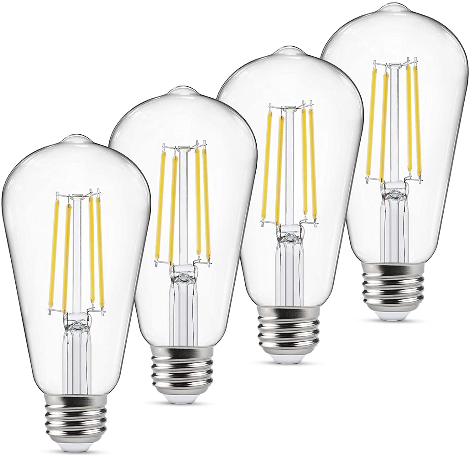 Vintage LED Edison Bulbs 60 Watt Equivalent Eye Protection Led Bulb with 95+ 