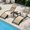 Khaki, variant on Erinnyees 3 Pieces Outdoor Chaise Lounge,Adjustable Poolside Chairs with Side Table and Headrest for Poolside,Patio,Beach,350lbs