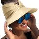 thumbnail image 4 of Sombrero para el Sol para Mujer, ala Ancha, protección UV, Sombrero de Playa Plegable, Secado rápido, protección Solar, Sombrero para Deportes de Playa, Beige, 4 of 4