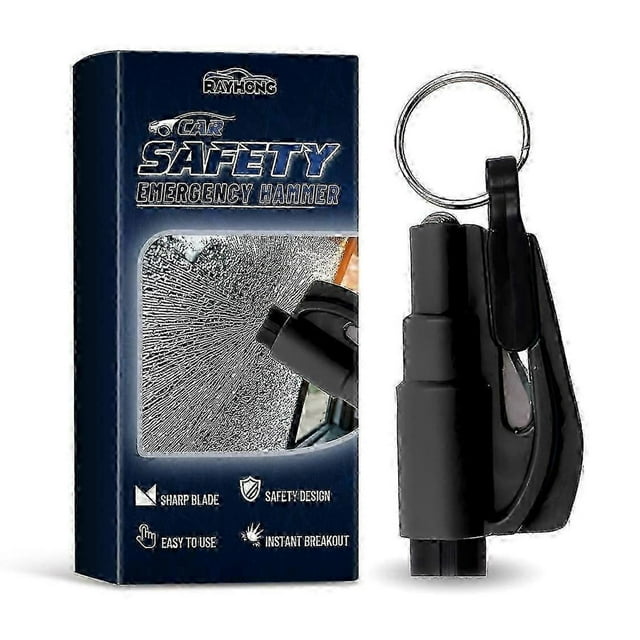 Rayhong Car Emergency Hammer Car Glass Car Window Breaking Tool Mini Convenient Emergency Car Escape