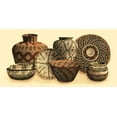 thumbnail image 2 of Vision Studio 14x9 Gold Ornate Wood Framed with Double Matting Museum Art Print Titled - Hand Woven Baskets VI, 2 of 4