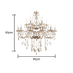 thumbnail image 2 of Lámpara candil de cristal ilios innova CANDELABRO 12+6 focos, 2 of 9