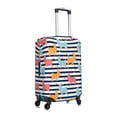 thumbnail image 3 of Bixox Washable Colorful Llama Printed Luggage Cover, Fashion Suitcase Protector Fits for Small luggage, 3 of 8