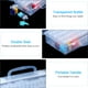 thumbnail image 2 of Caja de almacenamiento de diamante de plástico transparente con mango 64 Irfora Paquete de 64, 2 of 7
