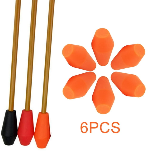 Jeu de Chasse à Grand Pointe en Caoutchouc pour Pratique - 6m Orange
