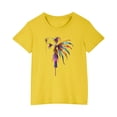 thumbnail image 1 of RXIRUCGD 2025 Vêtements d'Été pour Enfants T-shirt Imprimé Mode Mignon Col Rond Manches Courtes, 1 of 5