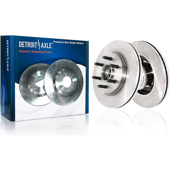 Detroit Axle - RWD 12.99" inch Front Disc Brake Rotors for 2006-2008 Lincoln Mark LT 2004-2008 Ford F-150 Lobo