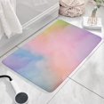 thumbnail image 3 of Dreamy Pastel Sky Flannel Non Slip Door Rugs,Washable Door Mats Indoor,Decorative Door Mats,Dirt-Resistant and Absorbent Doormat for Entrance,Bedroom,Kitchen,Bathroom,31.5x17in(80x43cm), 3 of 4