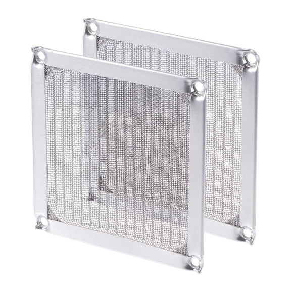 Unique Bargains 120mm Stainless Steel Mesh Dustproof Computer Fan Filter Grills 2 Pack
